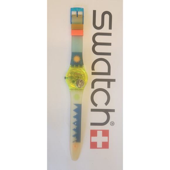 Swatch watch ARTIC STAR GJ108 1992 Standard Gents New old stock - Picture 5 of 6